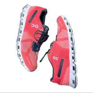 On Cloud Cloudflow Women´s Pink Gray Running Shoes Size 7.5